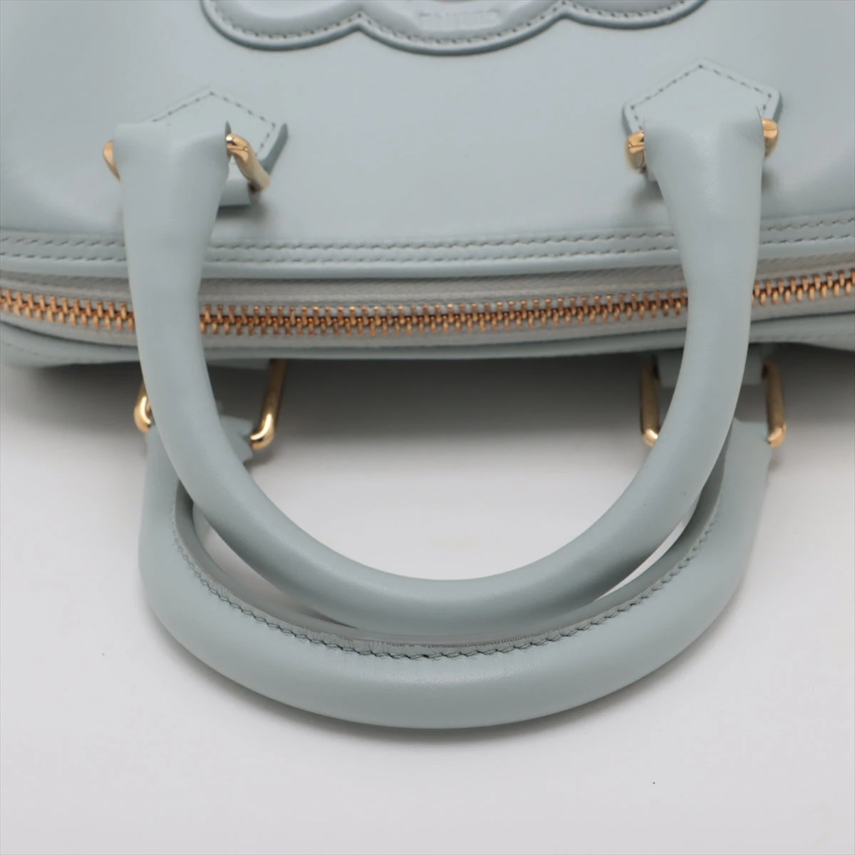 ✨良品✨セリーヌ　マリーヌ　スモールボストン ライトグレー 新色【CELINE】スモール ボストン / スムースカーフスキン
