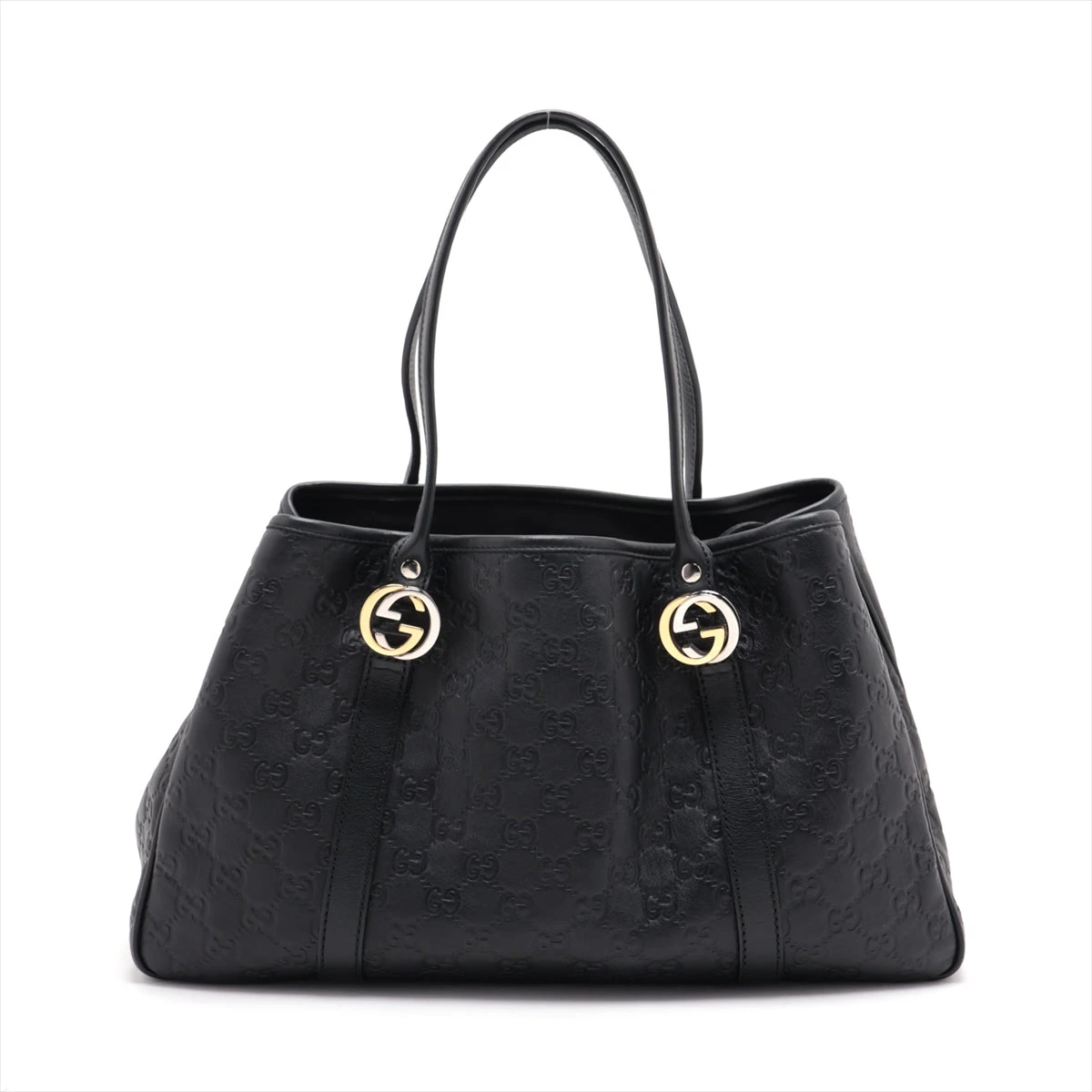 良品☆GUCCI グッチ トートバッグ レザー GG グッチシマ 211935 楽天