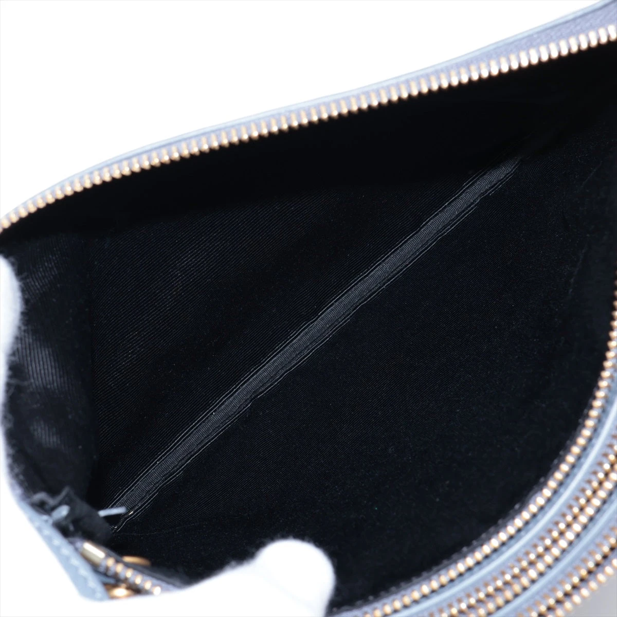 セリーヌ トリオ スモール レザー ショルダーバッグ グレー A2864090