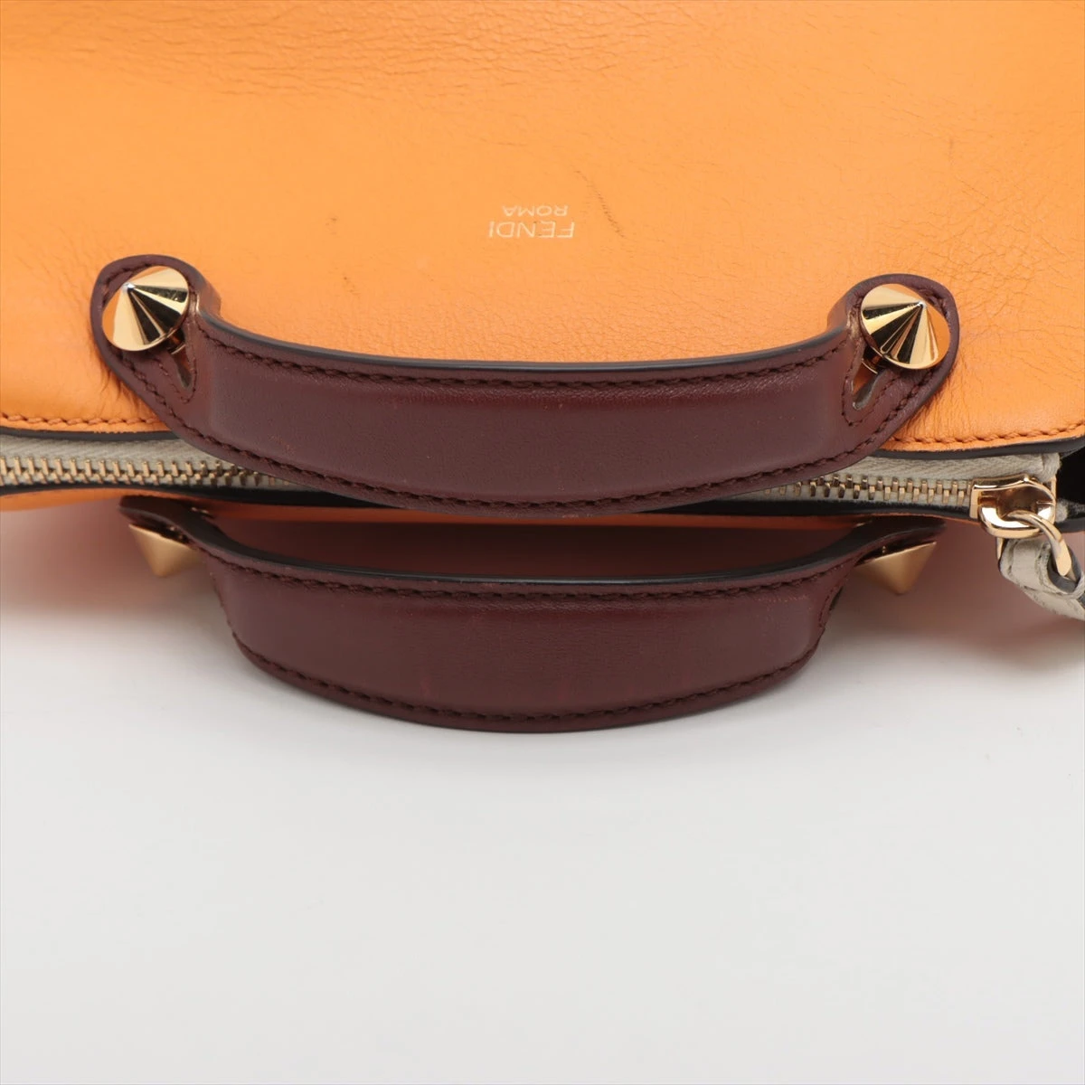 美品✨FENDI バイザウェイ　オレンジ×ブラウン　2way 楽天市場】【送料無料】 フェンディ 2way バッグ バイザウェイ