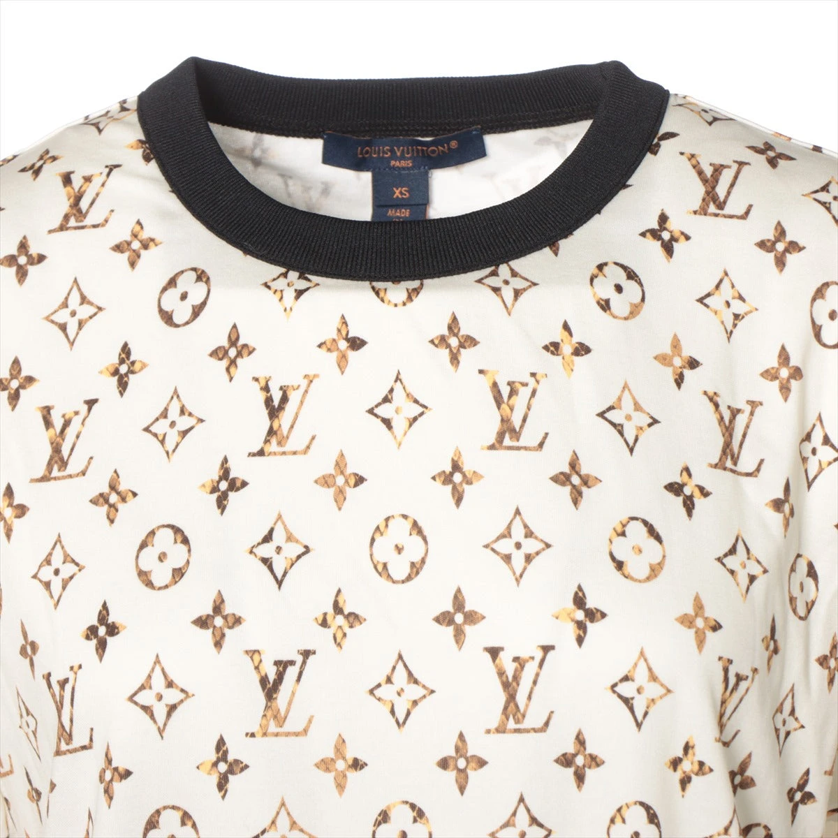 【Louis Vuitton】パイソンモノグラムTシャツドレス ワンピース Louis Vuitton】パイソンモノグラムTシャツドレス ワンピース