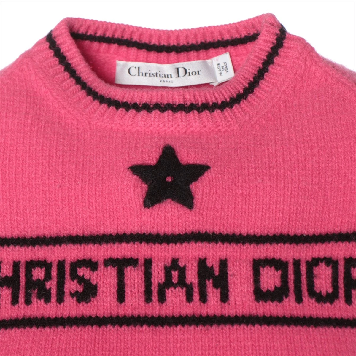 Christian Dior ピンク 半袖ニット　4N2507 楽天市場】Christian Dior(クリスチャンディオール) サイズ:38
