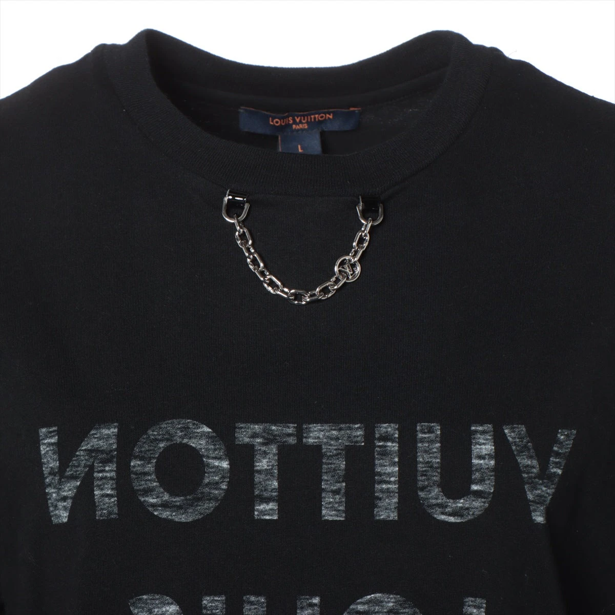 ヴィトン 21SS コットン Tシャツ L レディース ブラック ICONS