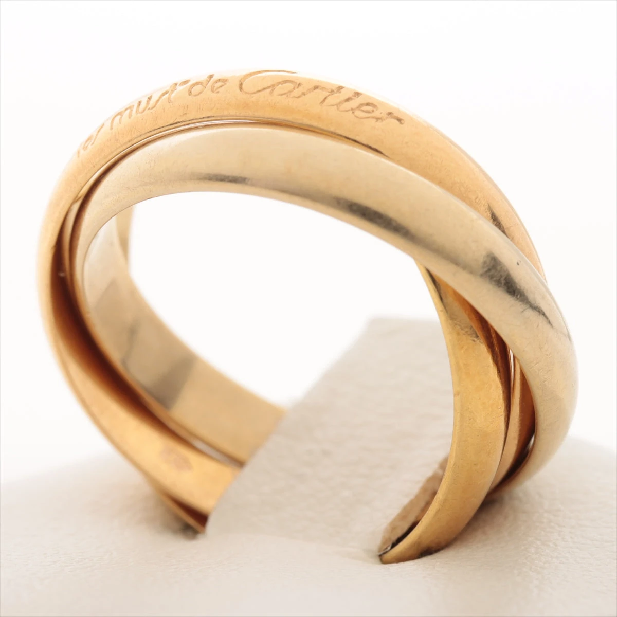 カルティエ トリニティ リング レア品 #48 Au750PG【22032】 Cartier カルティエ トリニティ リング レア品 SM #48 Au750PG