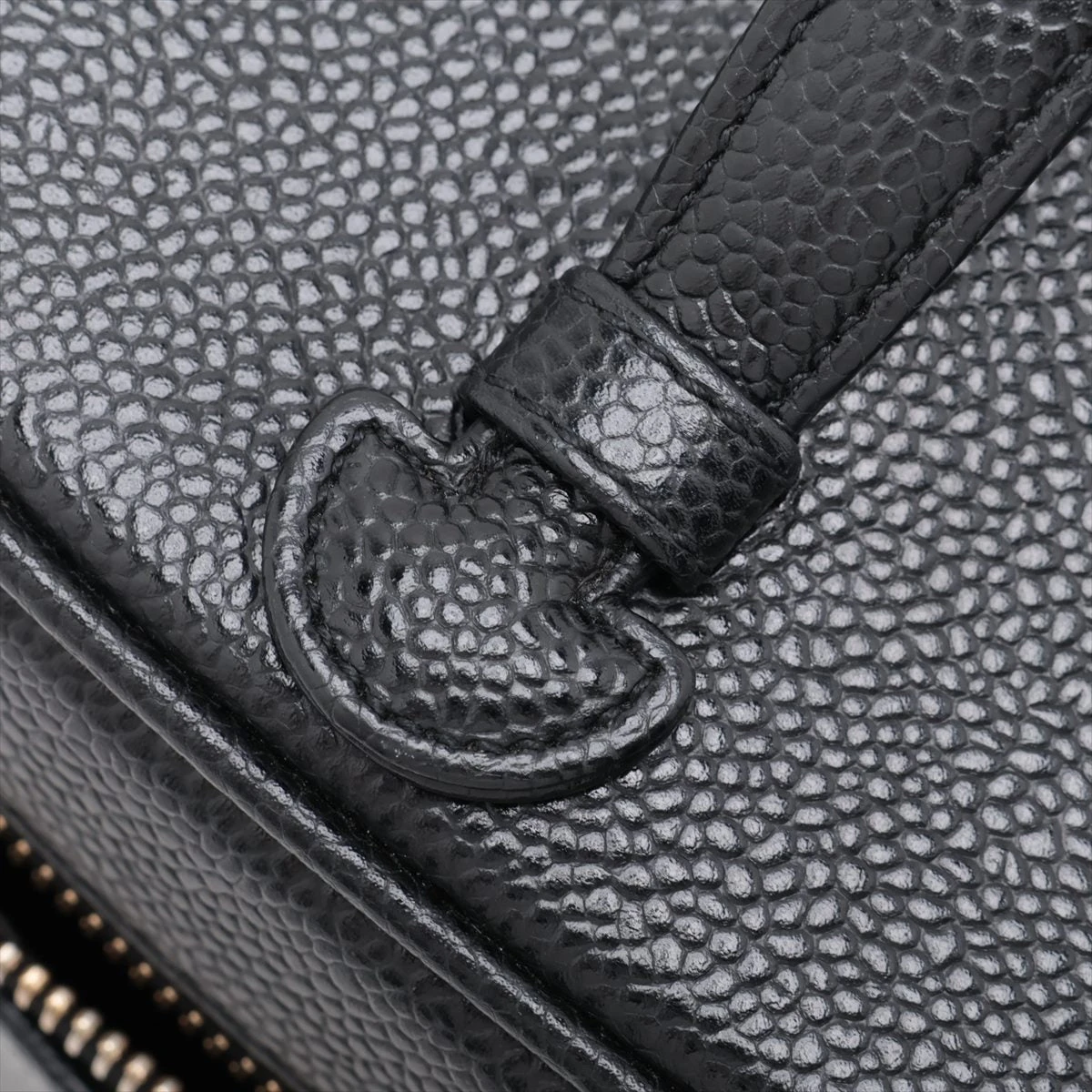 CHANEL シャネル バニティバッグ キャビアスキン ブラック ココマーク シャネル ココマーク キャビアスキン バニティバッグ ブラック