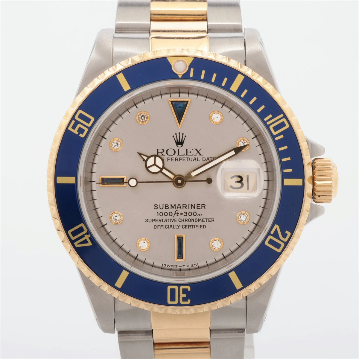 ロレックス サブマリーナ 16613 SS×YG AT シルバー文字盤 あまりごま2