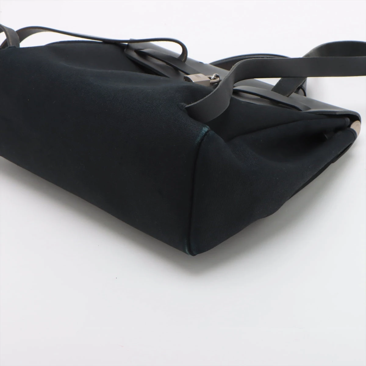 エルメス エールバッグアドPM トワルオフィシエ×カーフレザー ブラック