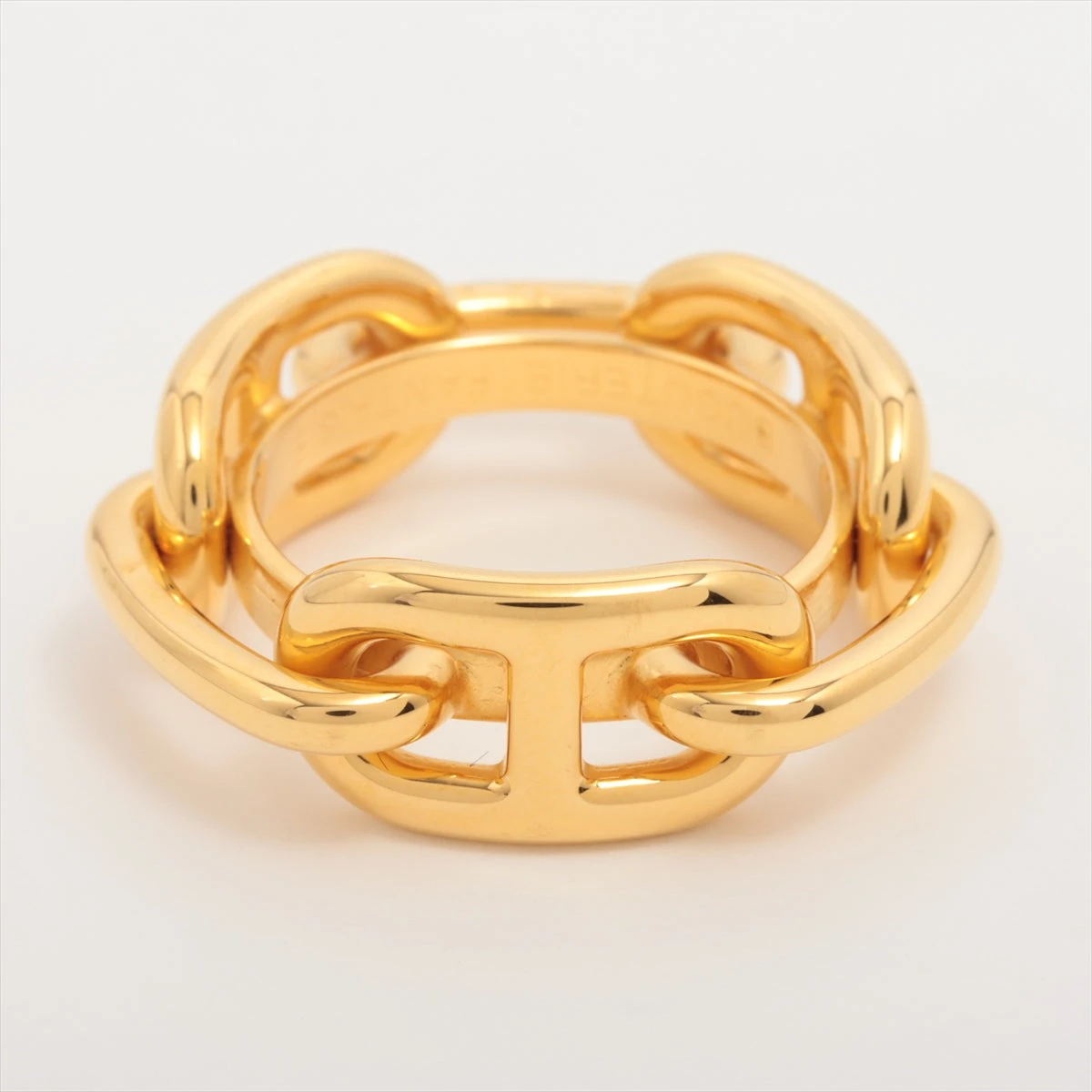 ■HERMESエルメス ルカデ シェーヌダンクル スカーフリング ゴールドカラー エルメス ルカデ シェーヌダンクル スカーフリング GP ゴールド