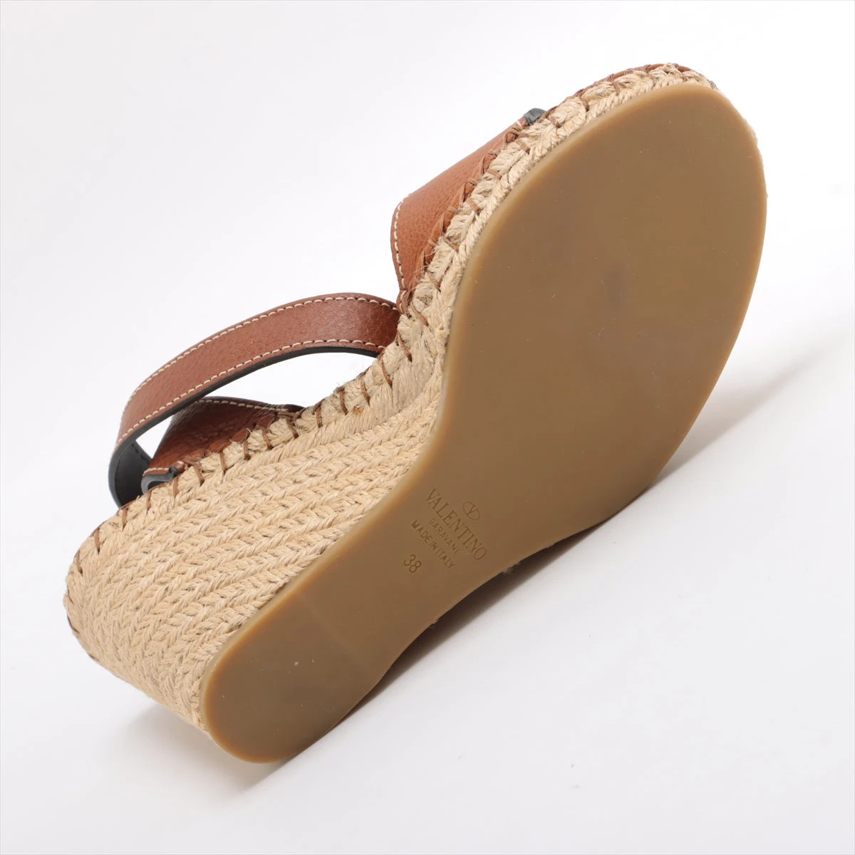 VALENTINO ウェッジソールサンダル 38 VALENTINO - 【美品】 VALENTINO / ヴァレンティノ | ロック