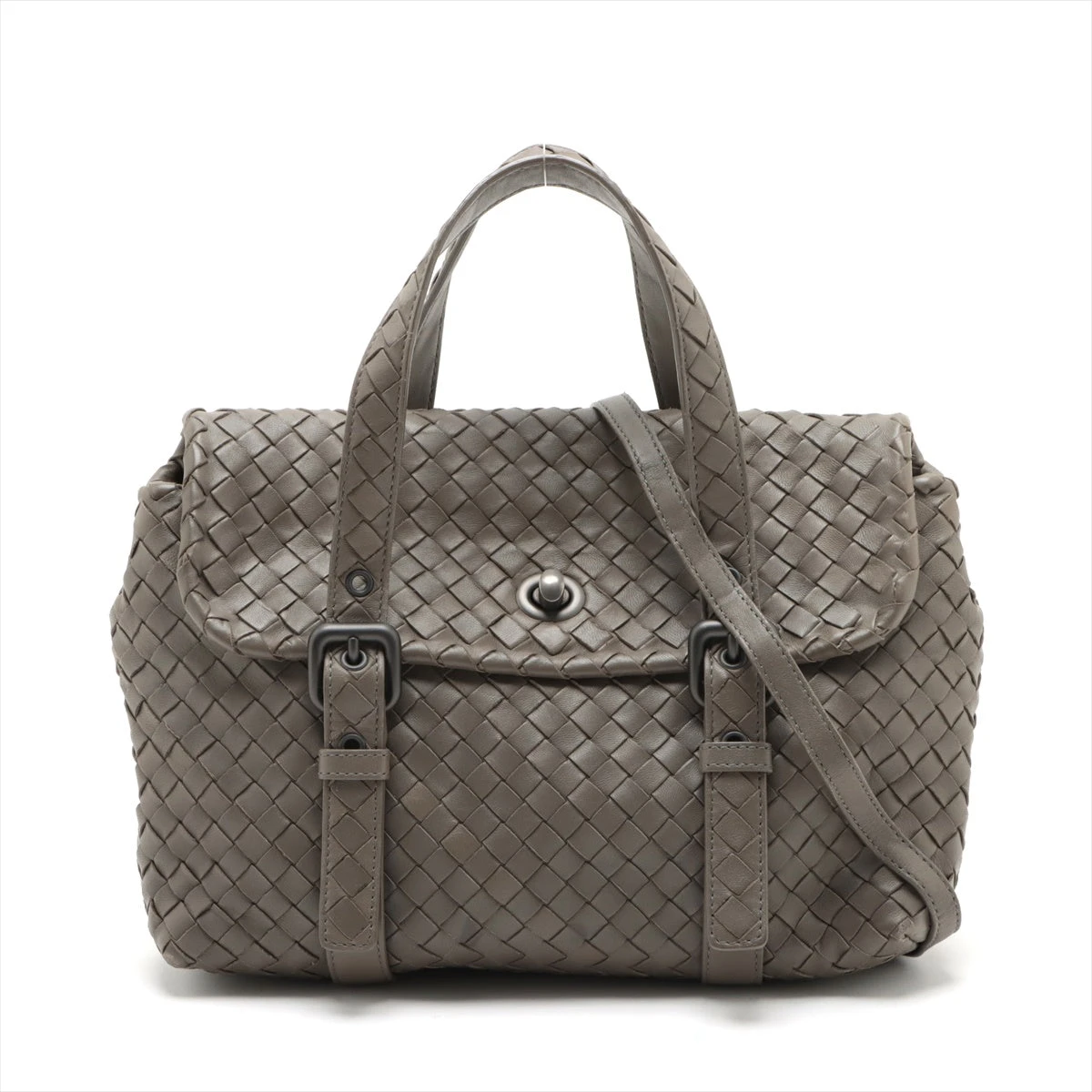 ボッテガヴェネタ　イントレチャートレザーハンドバック ボッテガヴェネタ BOTTEGA VENETA ハンドバッグ ショルダー