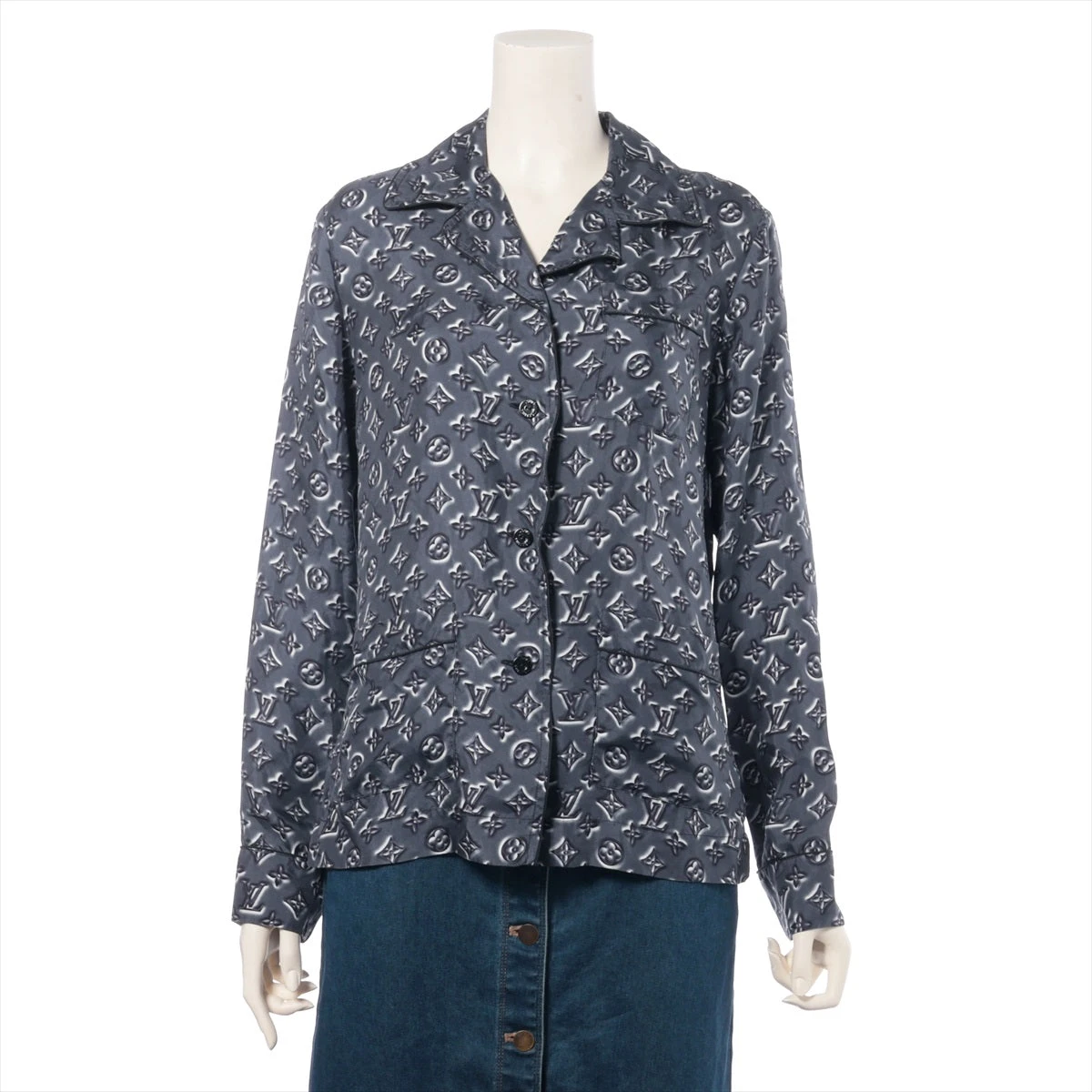 ルイ・ヴィトン シルクシャツ サイズ34 ルイ・ヴィトン シルクシャツ