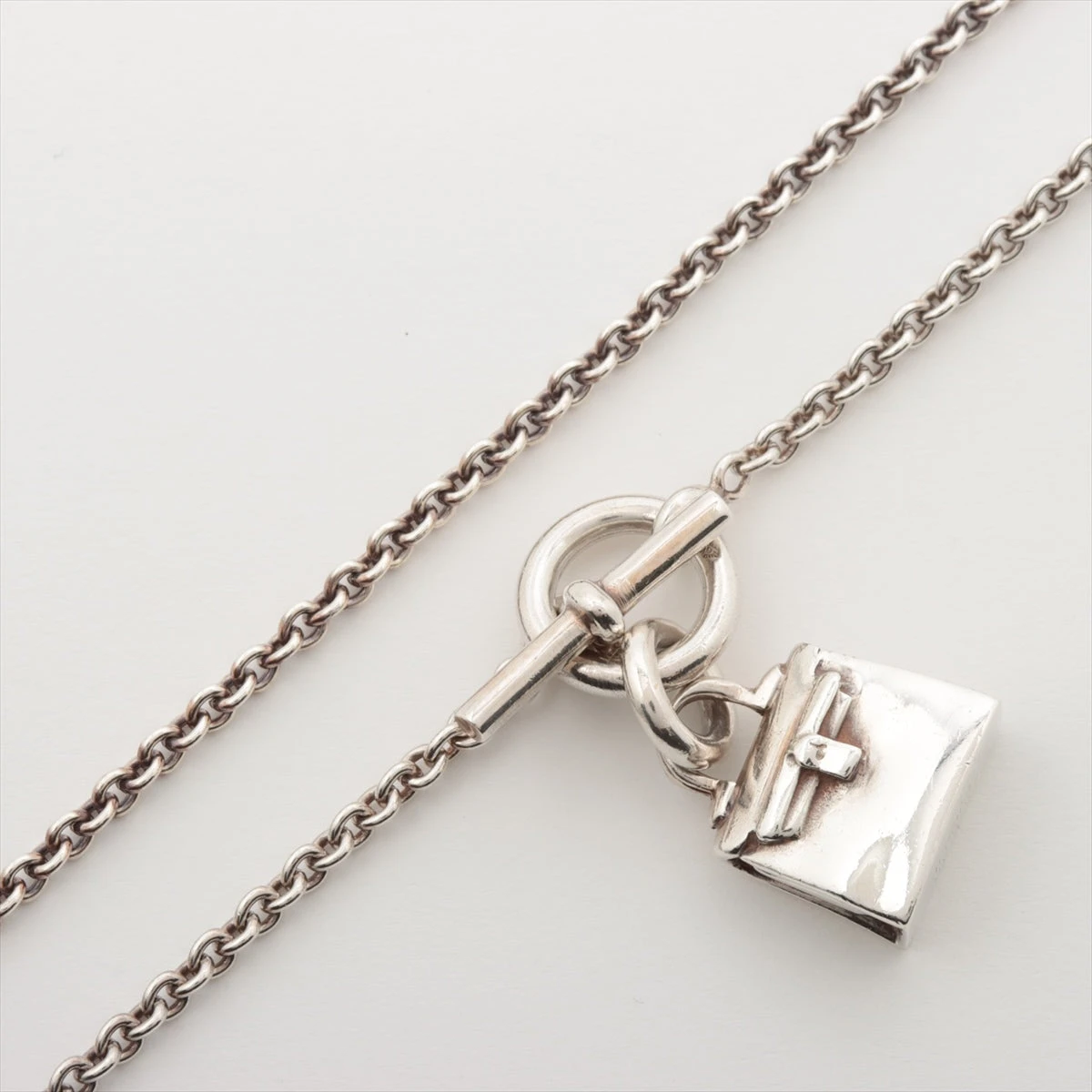 エルメス ケリー アミュレット ネックレス 925 12.9g シルバー 