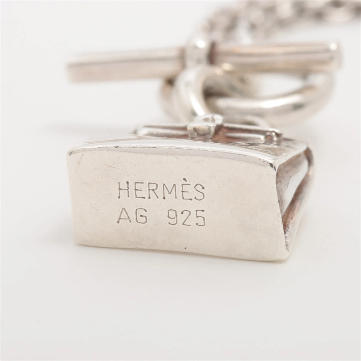エルメス ケリー アミュレット ネックレス 925 12.9g シルバー 