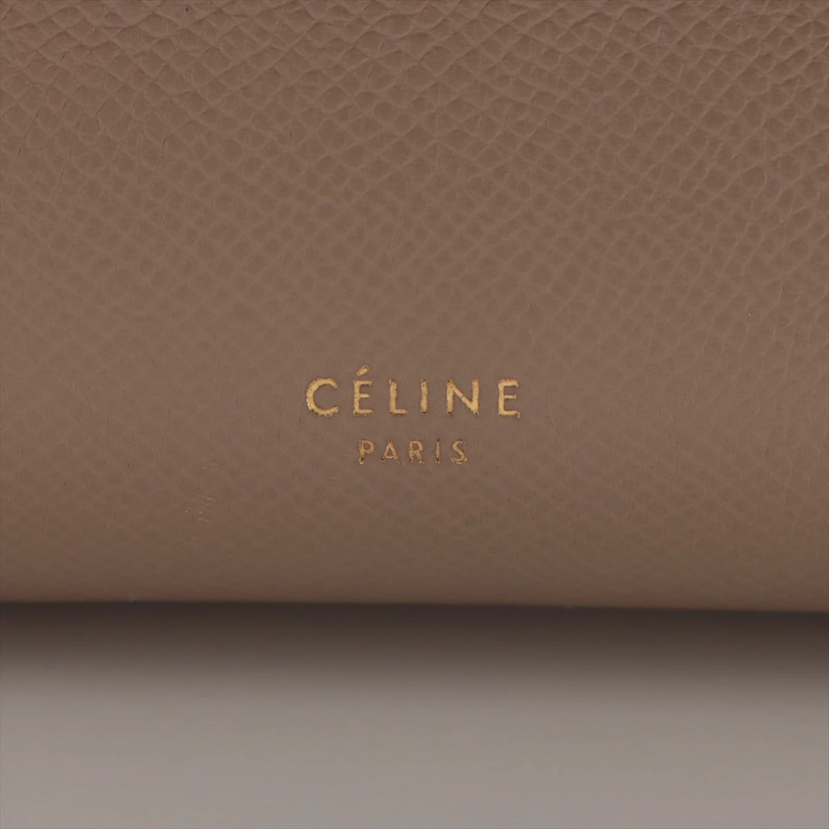 セリーヌ ベルトバッグマイクロ 2WAYハンドバッグ ベージュ CELINE - 極美品！ ☆セリーヌ☆ ベルトバック マイクロ 2way