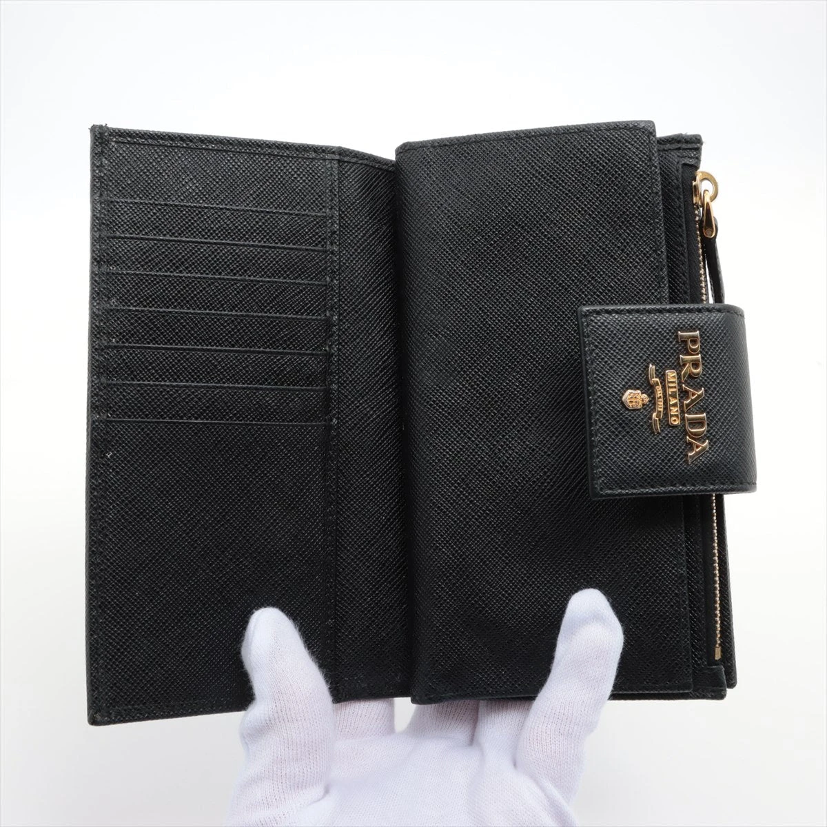 期間限定お値下げ PRADA ブラック サフィアーノレザー 長財布 Amazon | [Prada] [プラダ] 長財布 ハンドバッグ レディース
