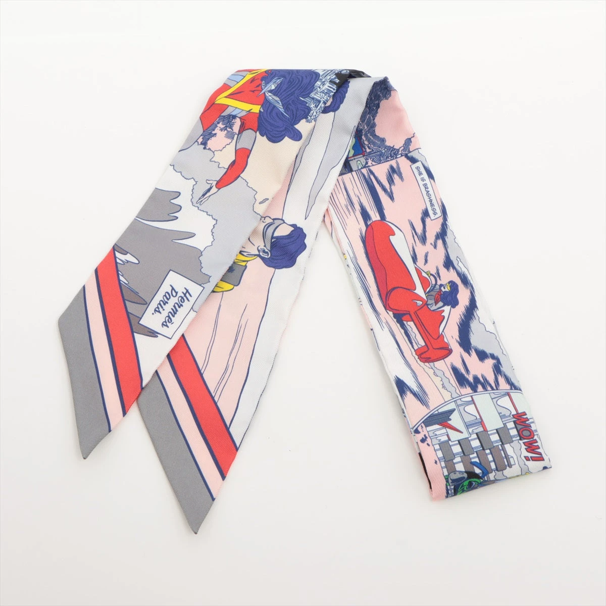 エルメス ツイリー WOW ツイリー シルク A2880484｜中古ブランド