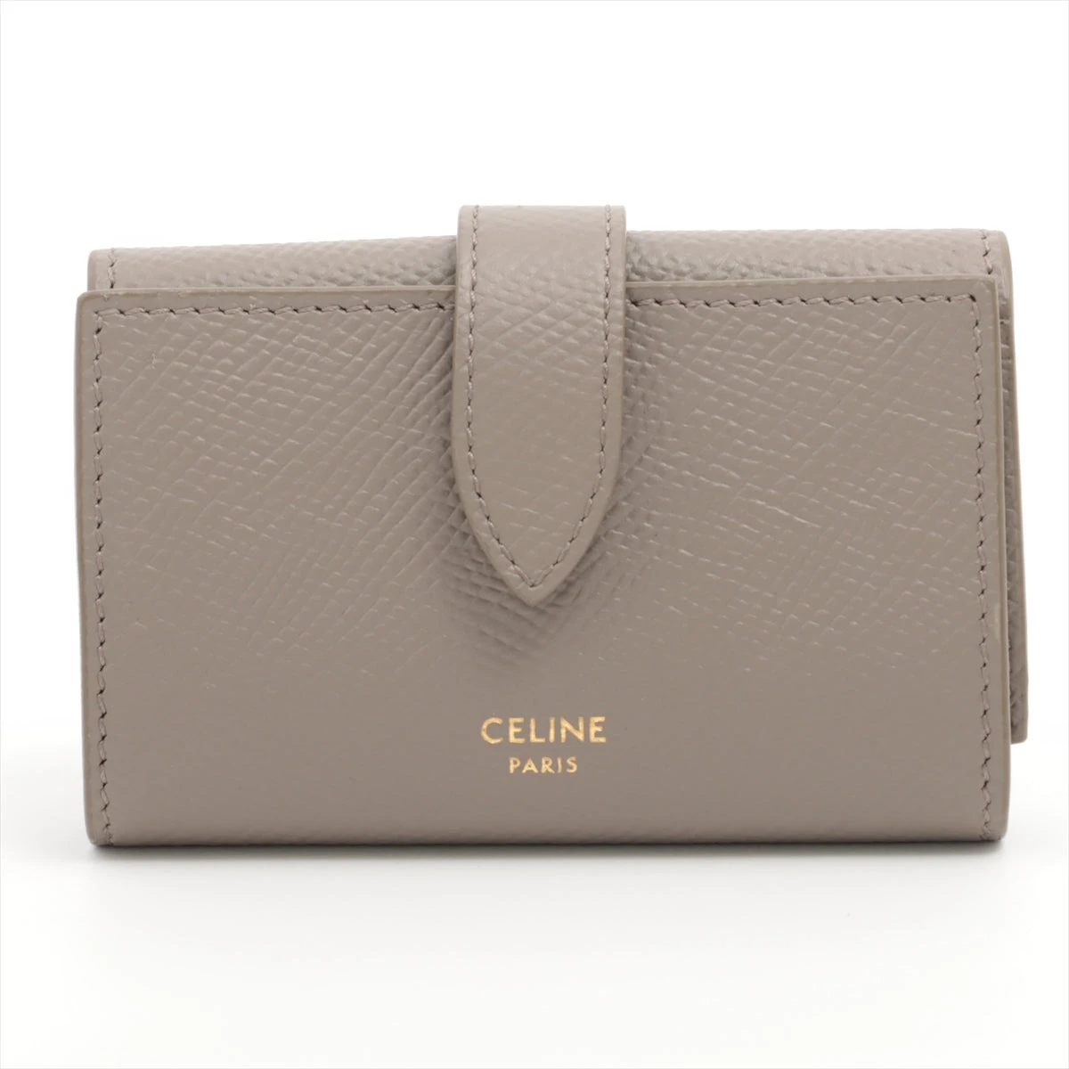 【正規販売店】 セリーヌ レザー XM015615｜中古ブランド品 グレー キーケース 小物