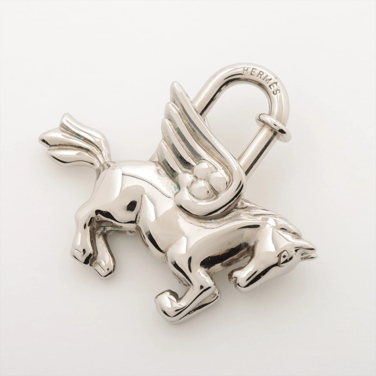 HERMES カデナチャーム ペガサス シルバー 1993年限定 希少 エルメス カデナ ペガサス 1993 チャーム メタル シルバー
