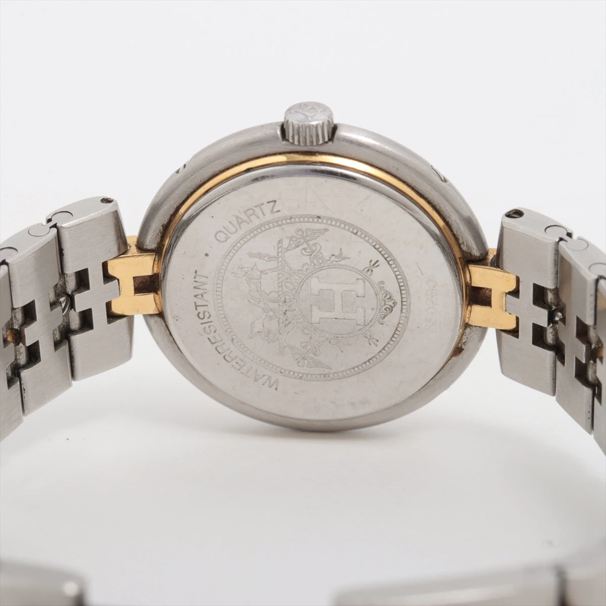 エルメス クリッパー SS×GP QZ アイボリー文字盤 DP016701｜中古 