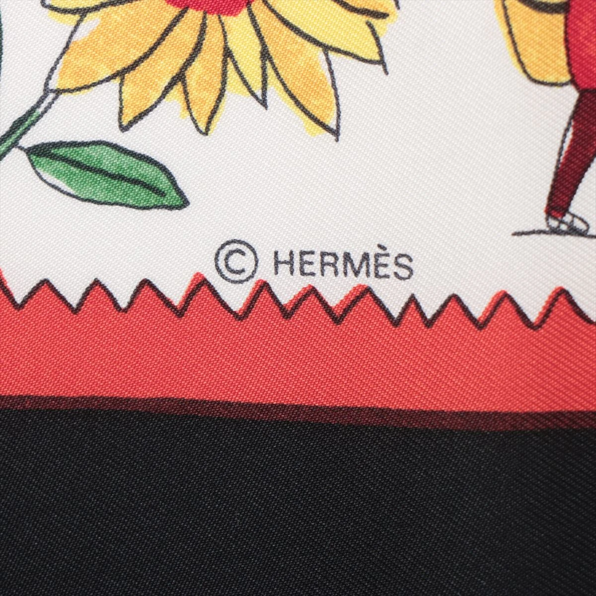 エルメス カレ90 RETOUR A LA TERRE 故郷に帰る スカーフ シルク
