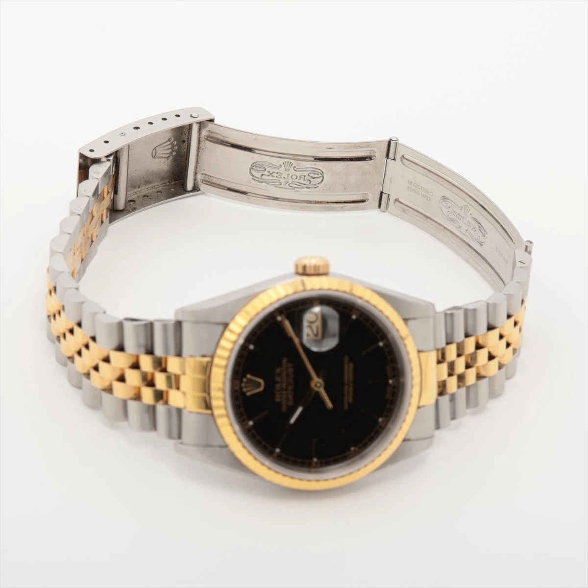 デイトジャスト 3 コマ 16233 ロレックス / ROLEX デイトジャスト デイトジャスト YGコンビ