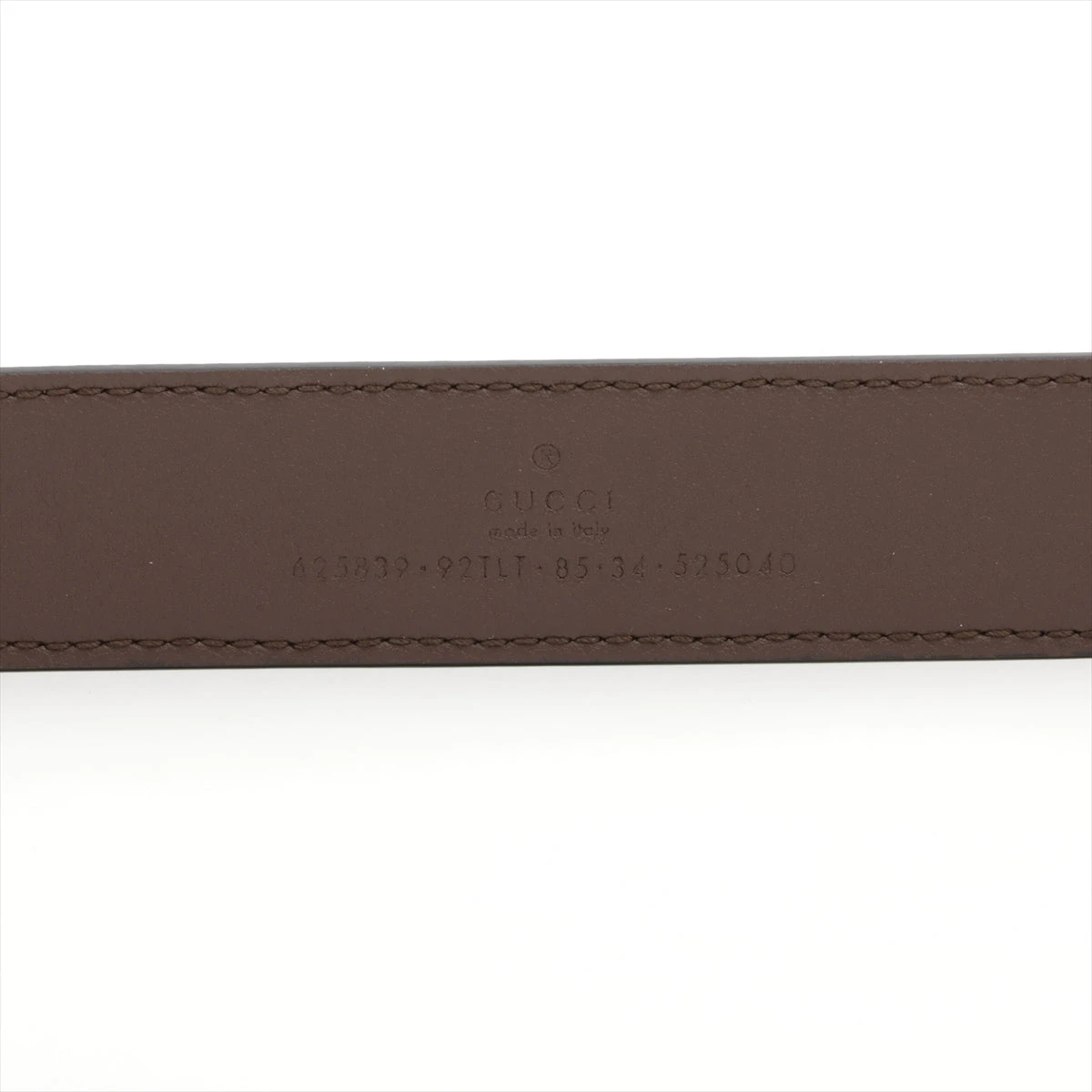 グッチ レザーGGスプリーム ベルト Gucci Belt Supreme G Buckle Brown in Canvas with Gold-tone - US