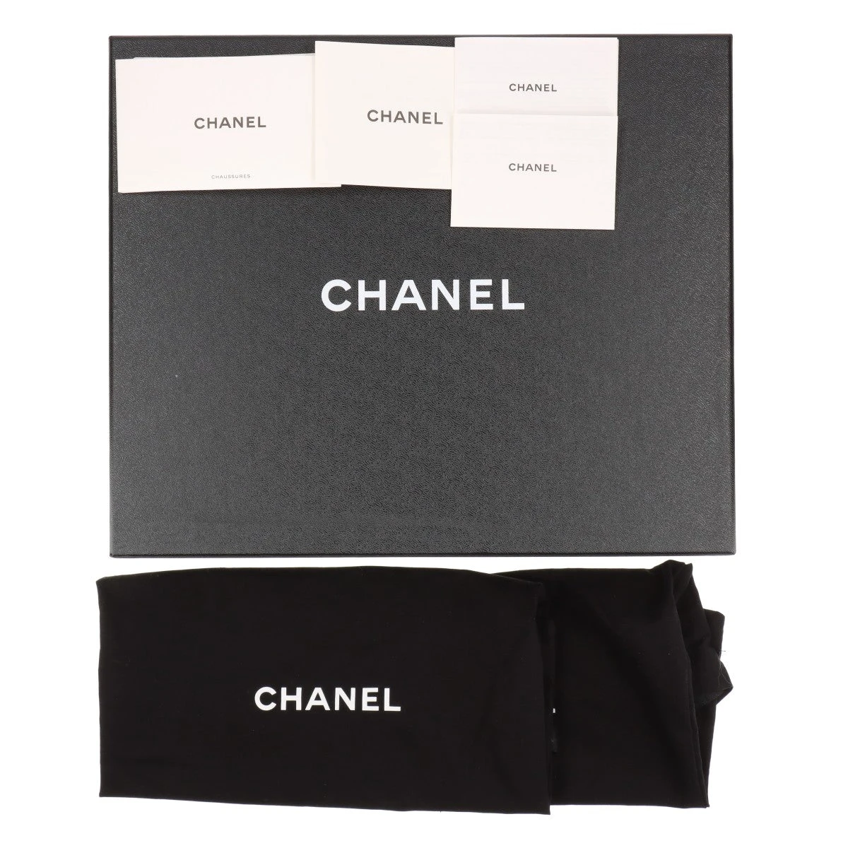 美品❣️正規品CHANEL ブラック ロゴ サンダル 箱・保存袋付き シャネル ココマーク カメリア 24P レザー サンダル EU35 1/2C