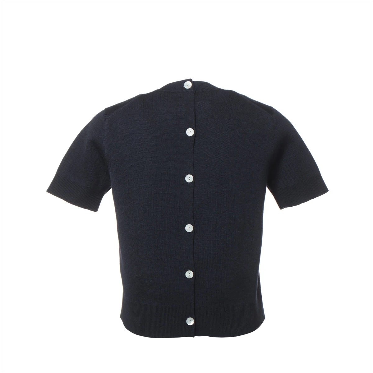 グッチ 24SS コットン×ウール 半袖ニット XS レディース