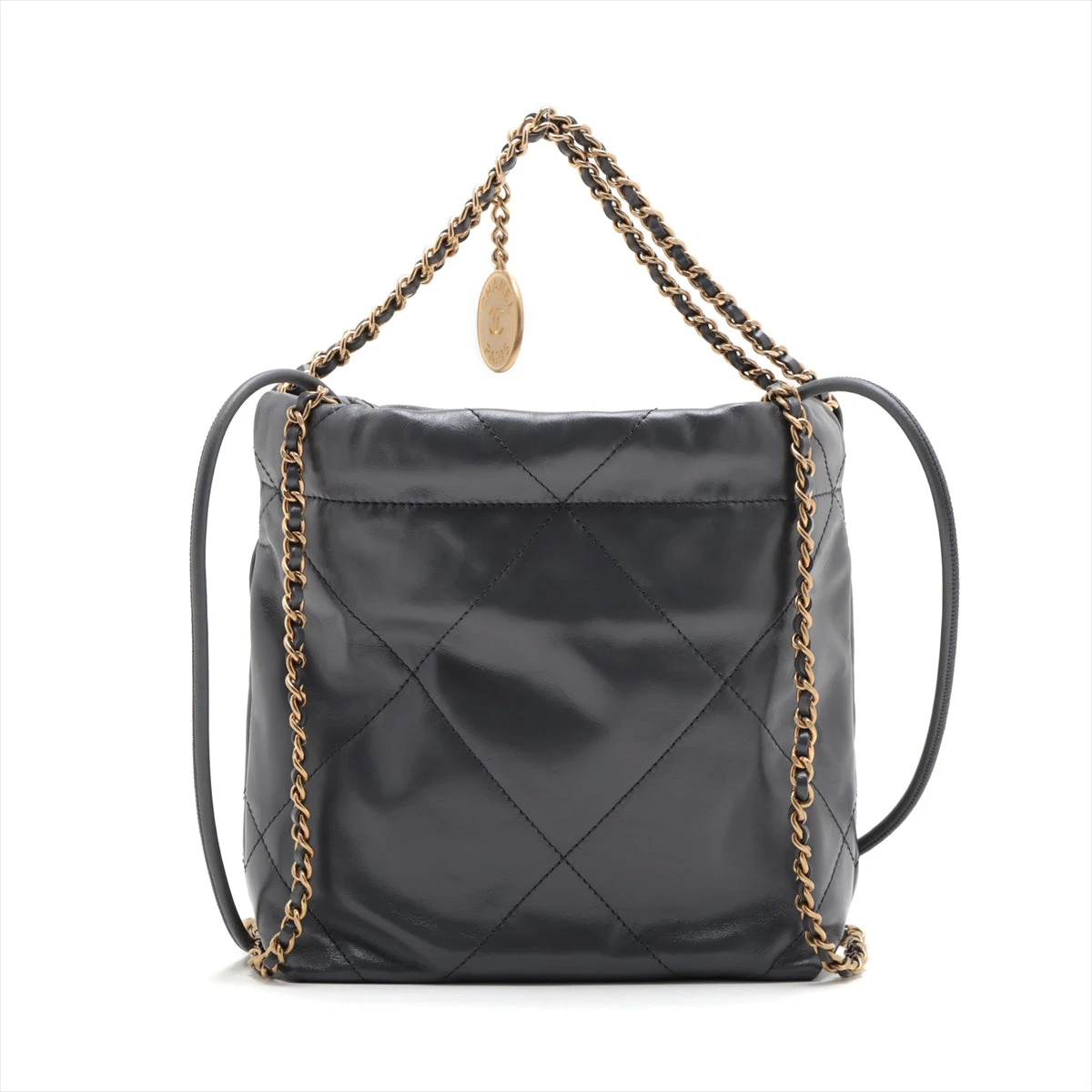 CHANEL 黒 レザー ショルダーバッグ CHANEL 黒 レザー ショルダーバッグ - メルカリ