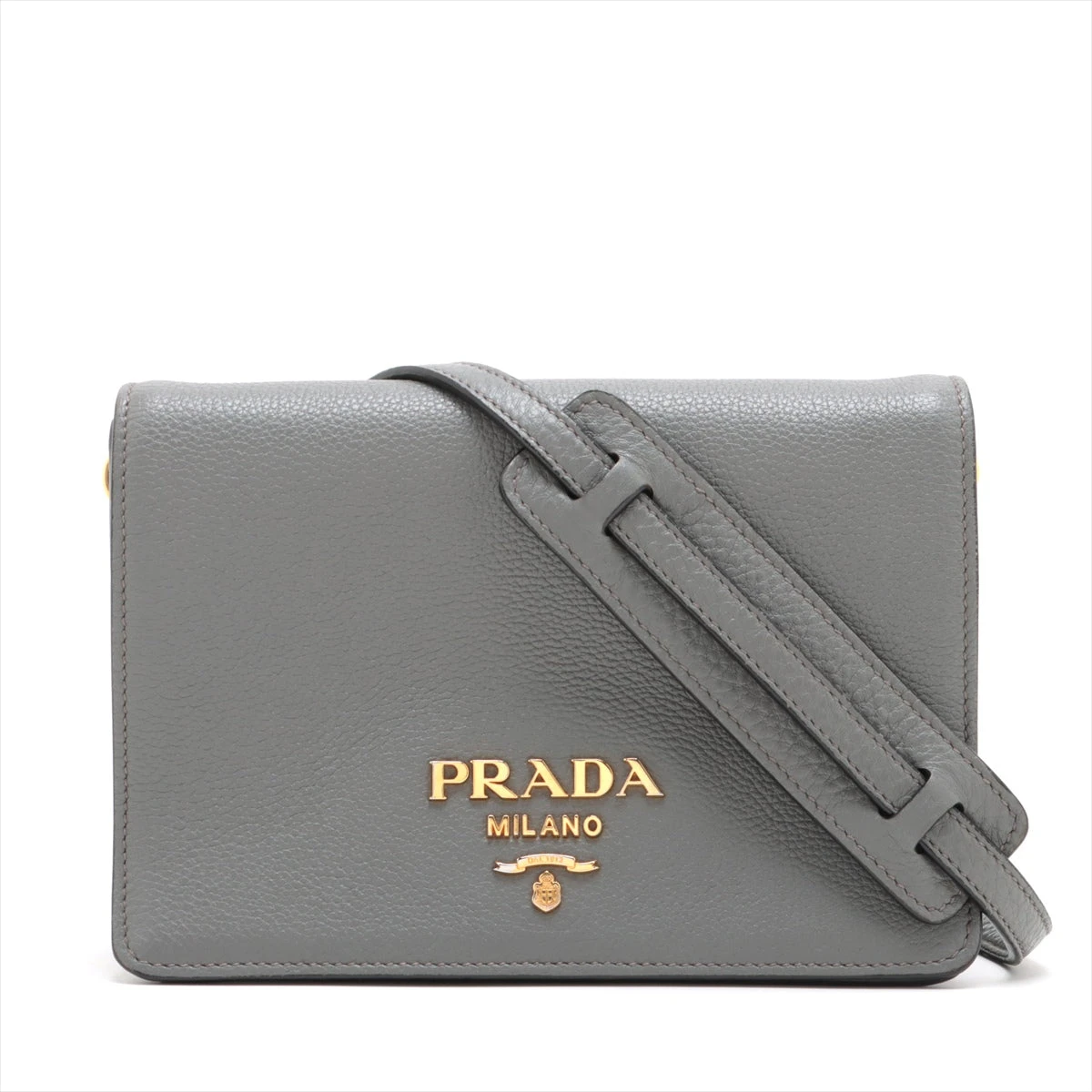 【PRADA】ワンショルダーバッグ　グレー PRADA （新品・未使用品）プラダ Margit マギット ワン