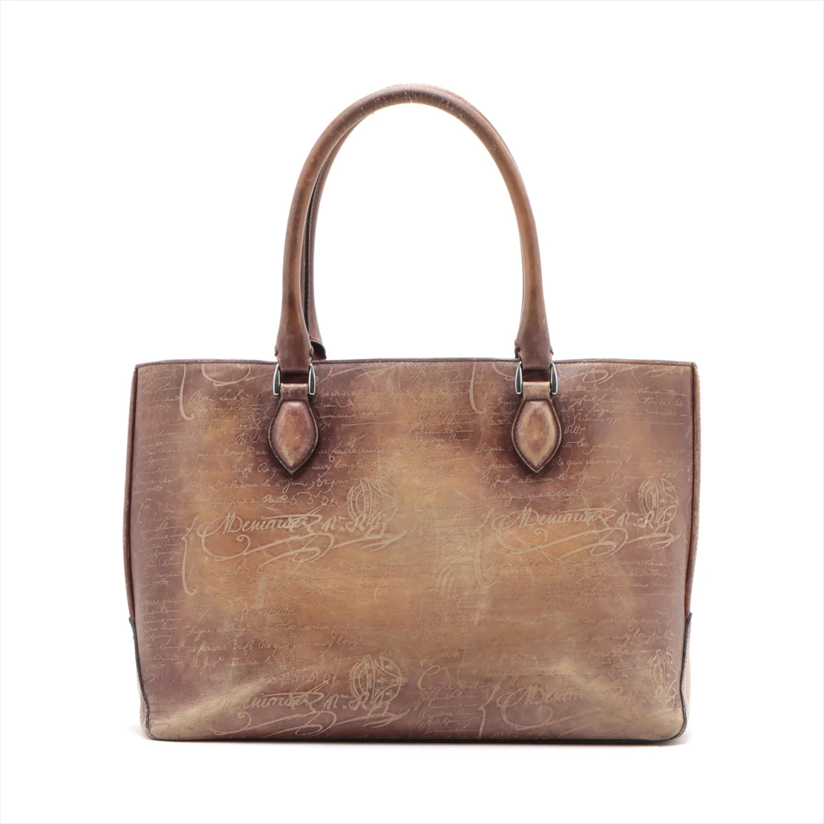 Berluti カリグラフィー トゥージュール ショルダーバッグ ブラウンレザー Berluti カリグラフィー トゥージュール ショルダーバッグ
