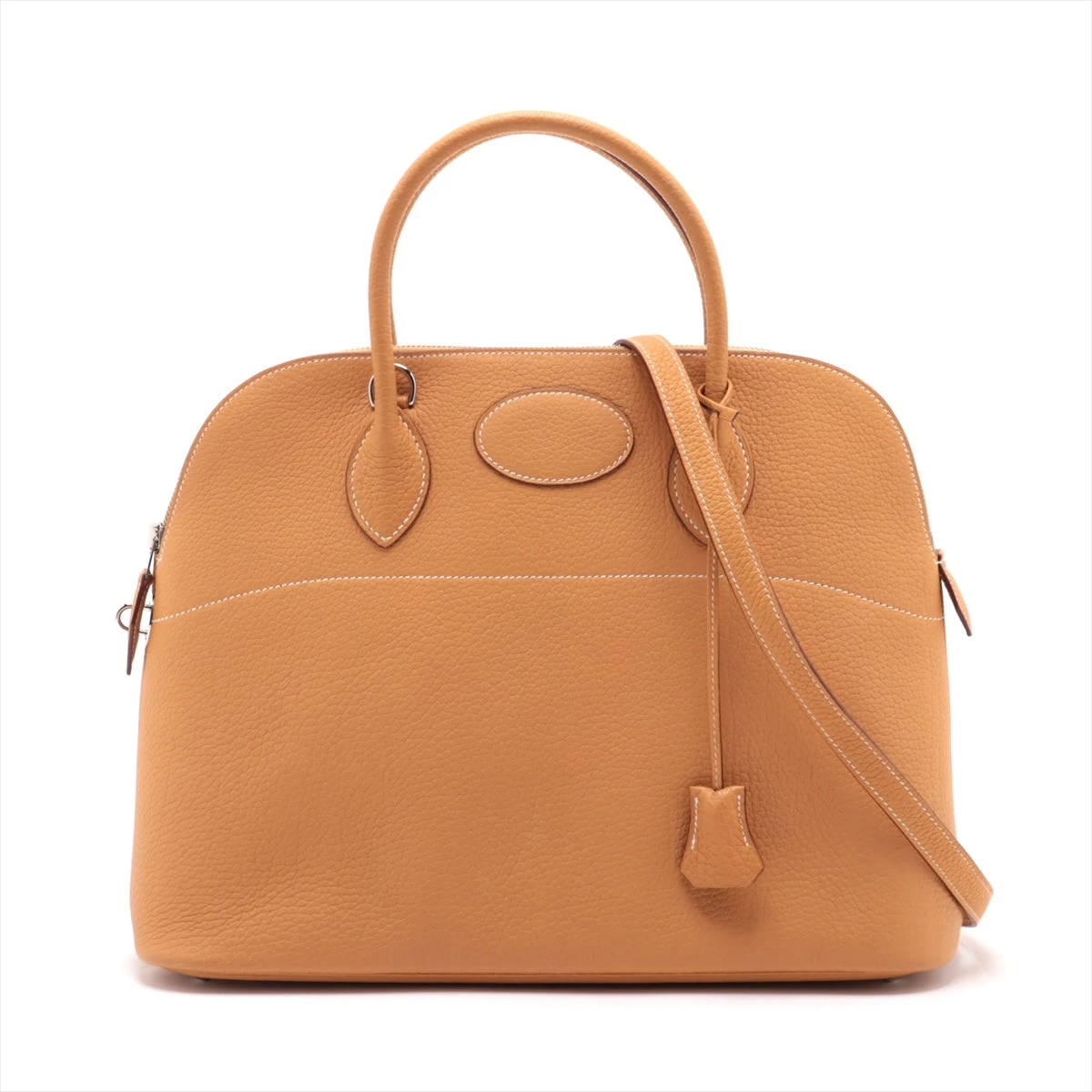 美品【Hermes】ボリード35 シルバー金具 エルメス HERMES ボリード35 □L刻 ボルドー シルバー金具