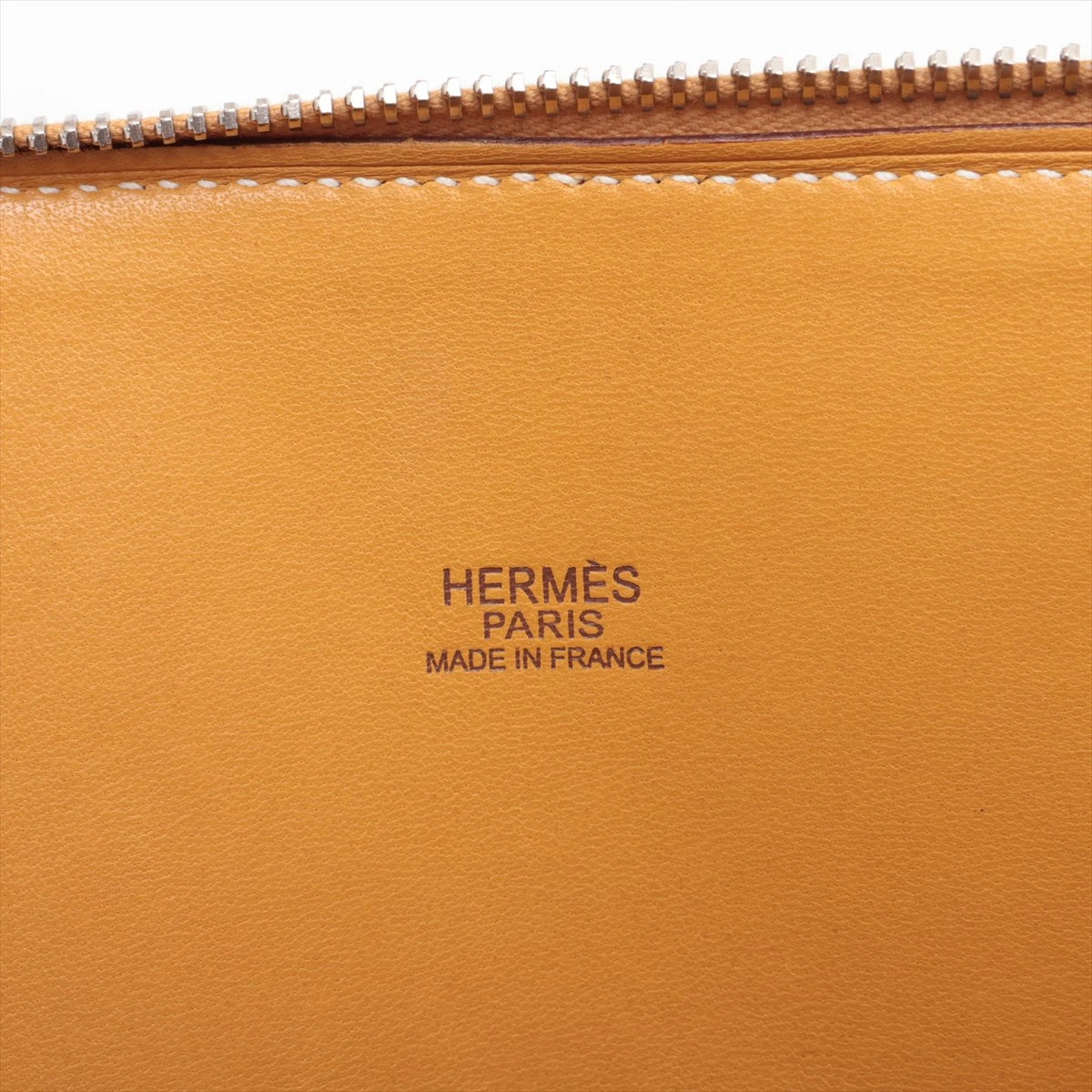 エルメス ボリード35 フィヨルド ナチュラル シルバー金具 □J