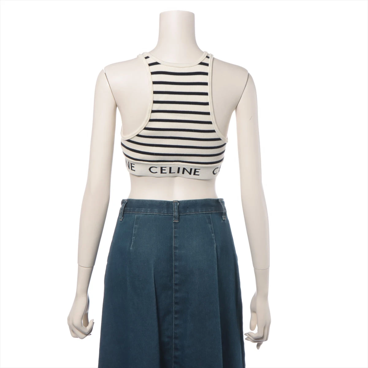 本日中rio様 正規品　CELINE セリーヌ タンクトップ ブラック CELINE タンクトップブラック