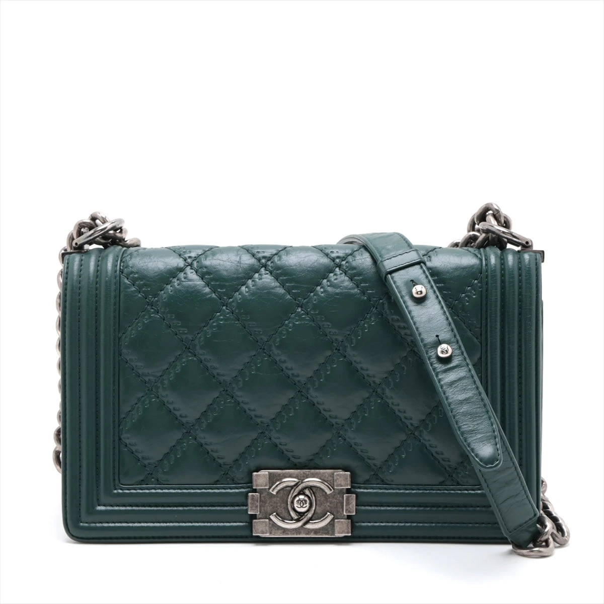 ボーイシャネル チェーン ショルダー ラムスキン エンボス CHANEL 25 ボーイシャネル チェーン ショルダー ラムスキン エンボス