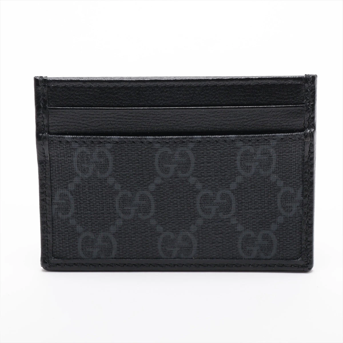 グッチ コインケース　 GGスプリーム PVC レザー 黒 楽天市場】GUCCI グッチL字ファスナー小銭入れラウンド