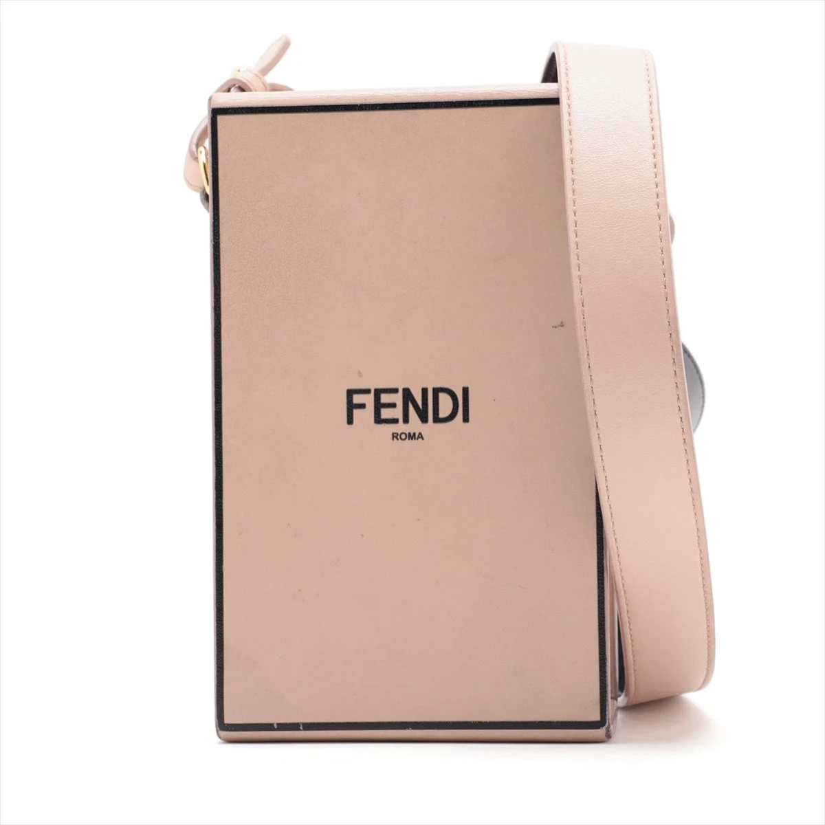 FENDI ピンクレザー ショルダーバッグ