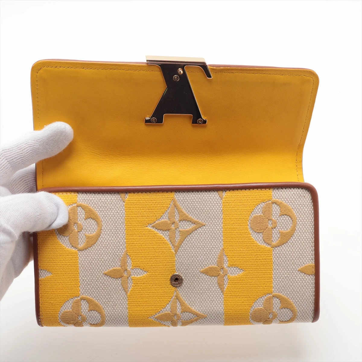 【近年モデル 極美品】ルイヴィトン ポルトフォイユ カプシーヌ 長財布 金具 ヴィトン モノグラム キャンバス ポルトフォイユ・カプシーヌ