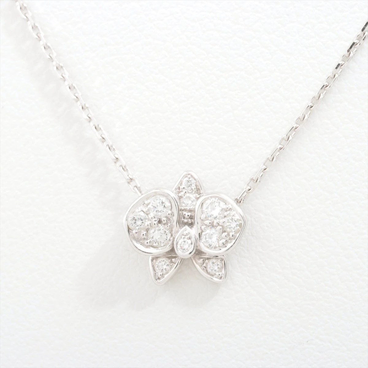 カルティエ カレスドルキデパルカルティエ ダイヤ ネックレス 750(WG