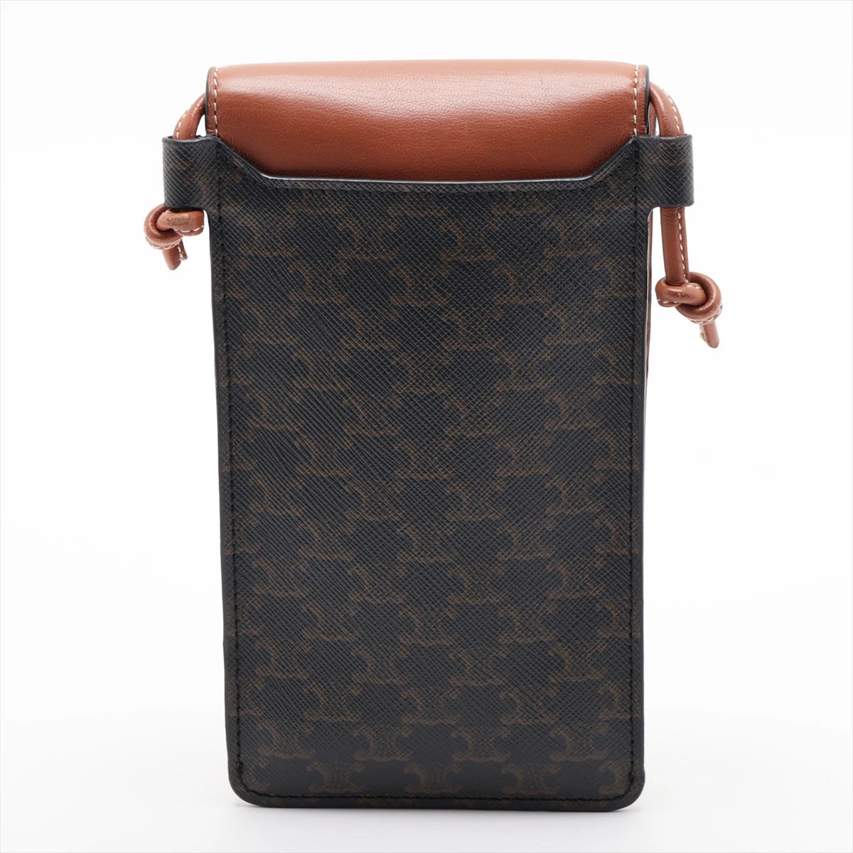 CELINE トリオンフ レザー ブラウン 6844 CELINE セリーヌ バッグ Classique Triomphe トリオンフ