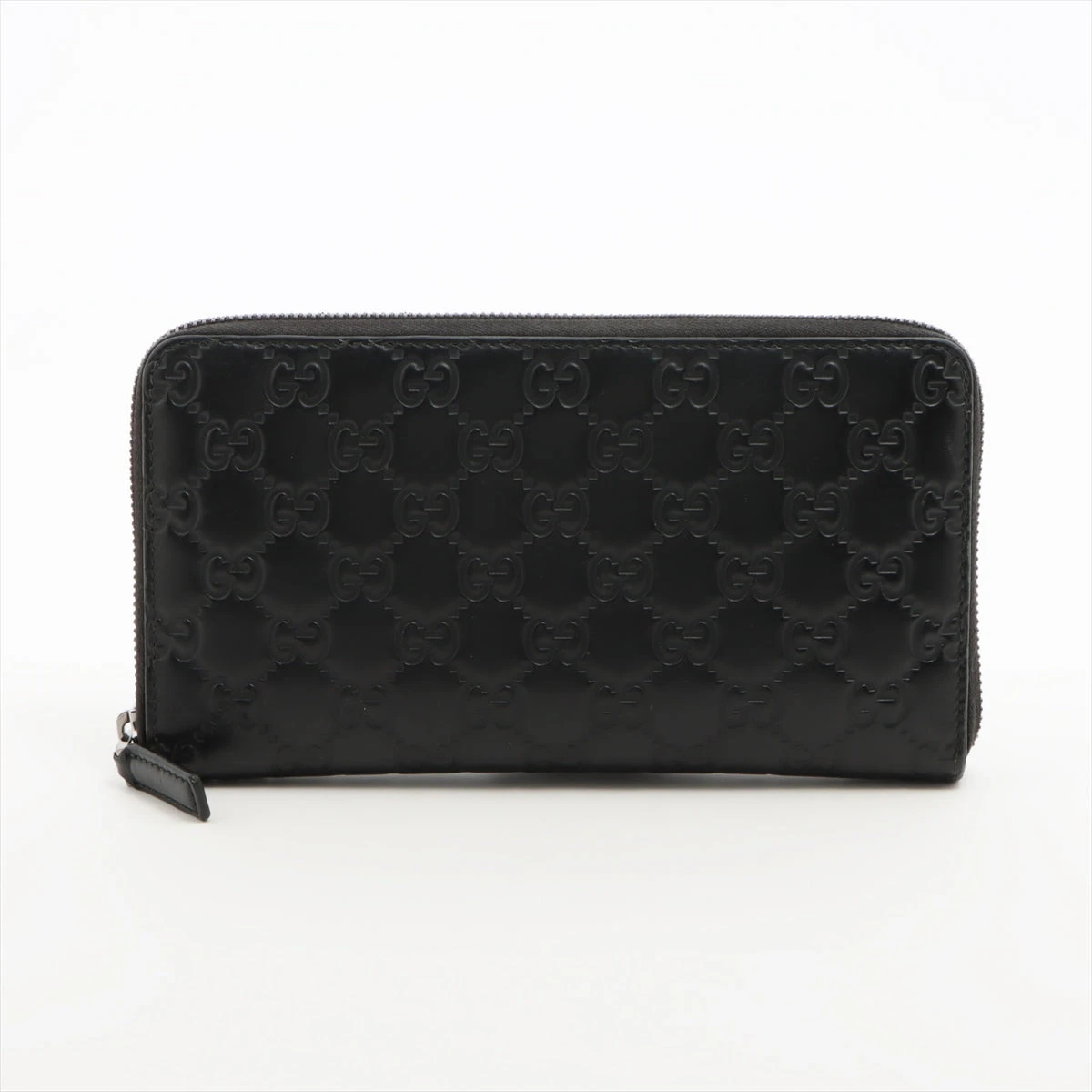 メンズ GUCCI GGスプリーム ラウンドジップウォレット ブラック 黒 グッチ グッチシマ 447906 レザー ラウンドジップウォレット