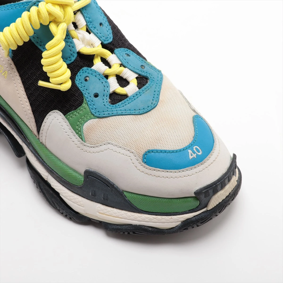 バレンシアガ トリプルS メッシュ×レザー スニーカー 40 メンズ