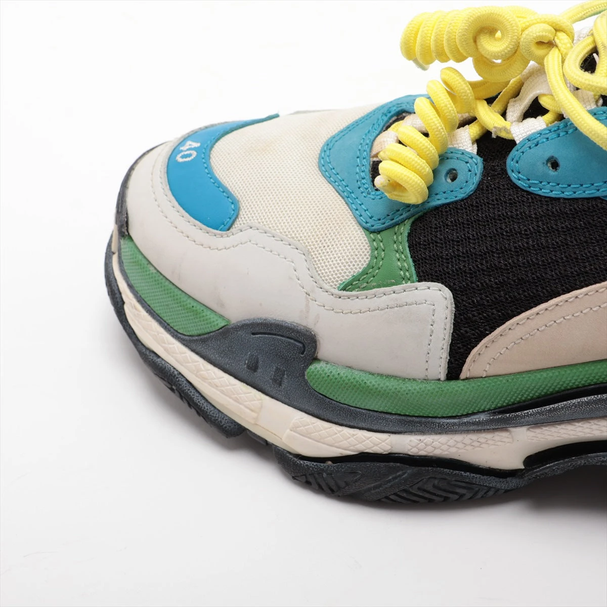 BALENCIAGA Triple S スニーカー 40 マルチカラー バレンシアガ トリプルS メッシュ×レザー スニーカー 40 メンズ