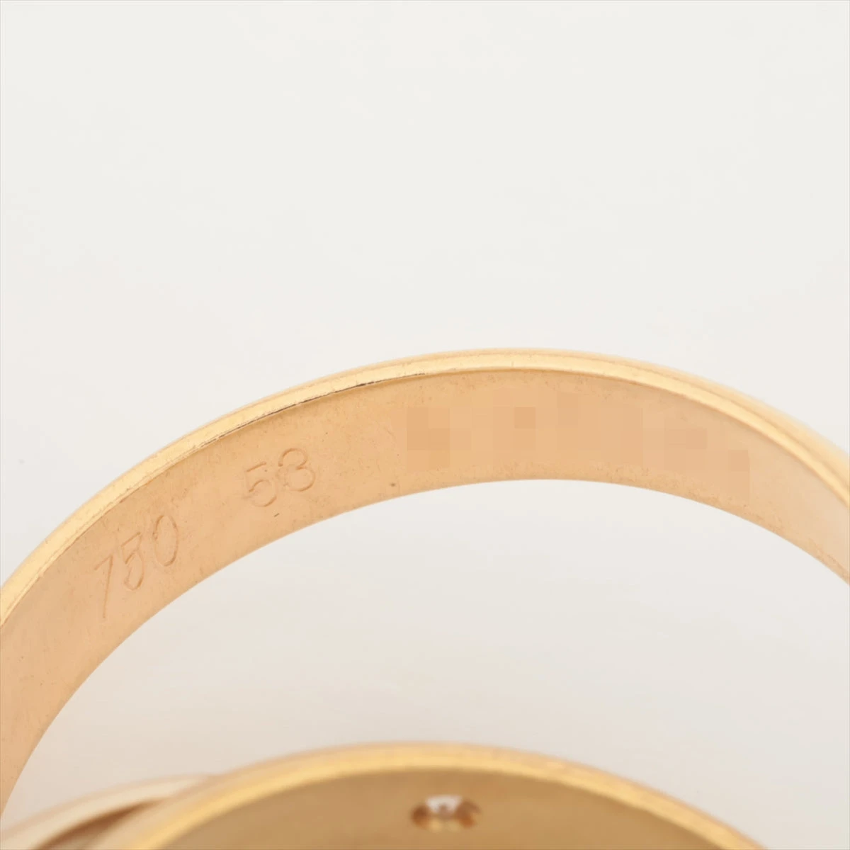 カルティエ トリニティ 3P ダイヤ リング 750(YG×PG×WG) 9.7g 53 