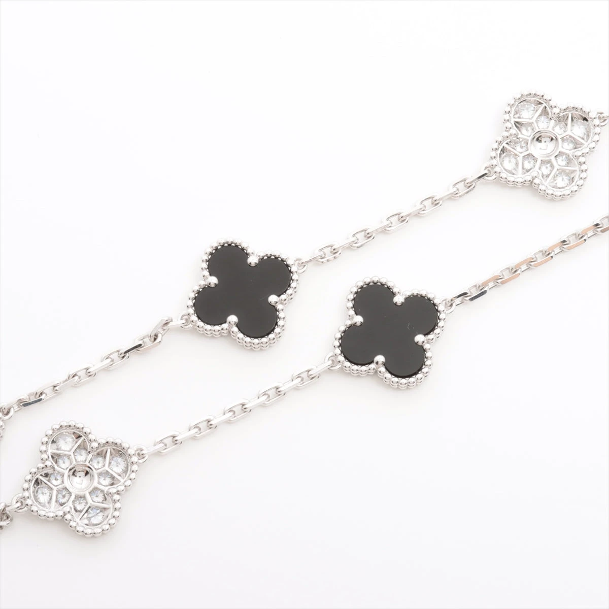 ヴァンクリーフ&アーペル ヴィンテージアルハンブラ 20P オニキス