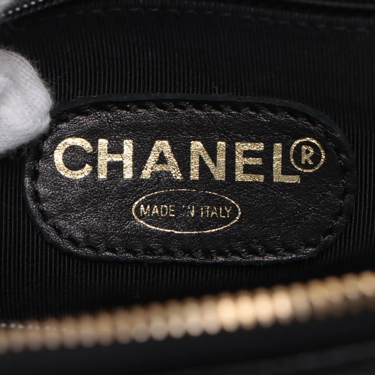CHANEL シャネル ブラック エナメルレザー ゴールド金具 ココマーク シャネル ココマーク レザー チェーンショルダーバッグ プッシュ