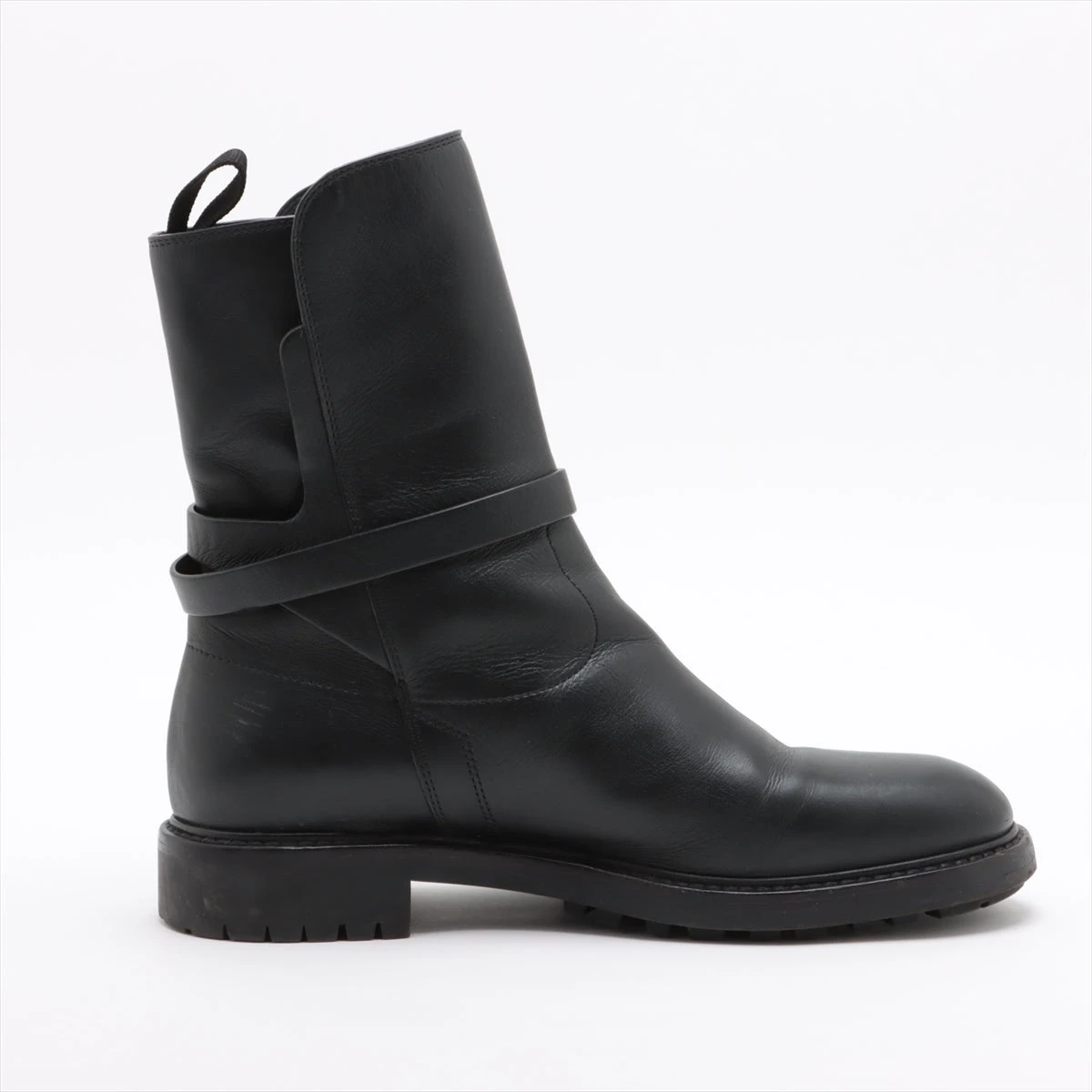 クリスチャンディオール オールレザー ブラック ロングブーツ 37 CD金具 クリスチャンディオール オールレザー ブラック ロングブーツ 37