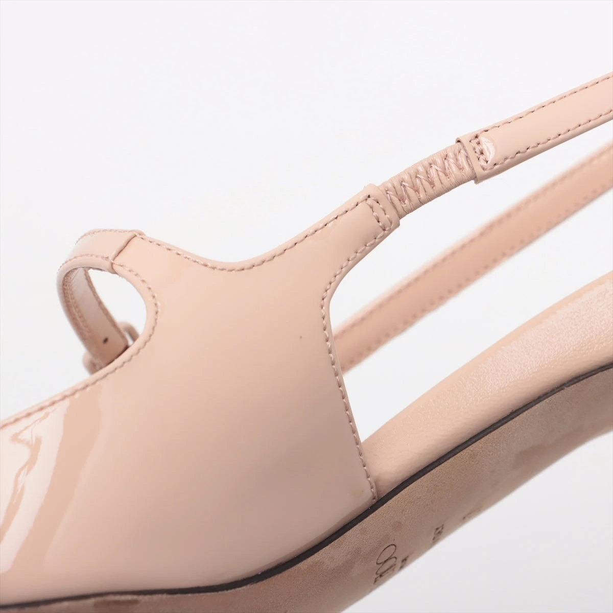 美品|ジミーチュウ|ストラップパンプス|サテン|37|ピンクベージュ|i1585 ジミーチュウ パテントレザー ストラップパンプス 37 レディース