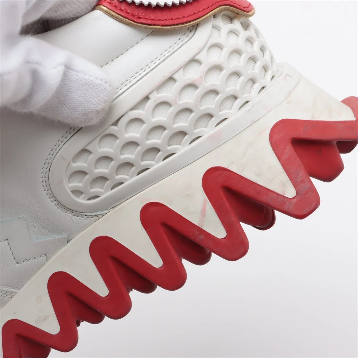 クリスチャンルブタン ルビシャーク レザー スニーカー 40 メンズ