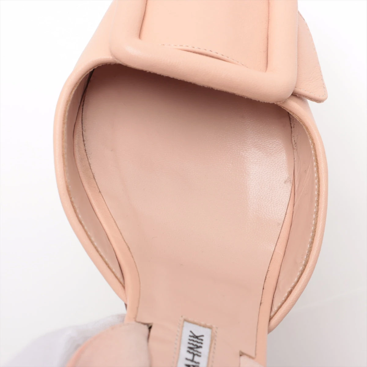マノロブラニク レザー パンプス 37 1/2 レディース ピンク